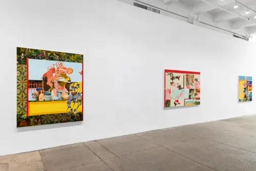 Installation view, Apenas meus cabelos são brancos [Only my hair is white], Galerie Lelong · 2026 (2)