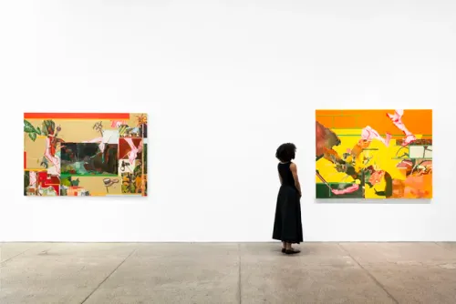 Installation view, Apenas meus cabelos são brancos [Only my hair is white], Galerie Lelong · 2026 (5)