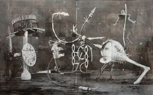 Installation view, Marginal, Marshall Gallery