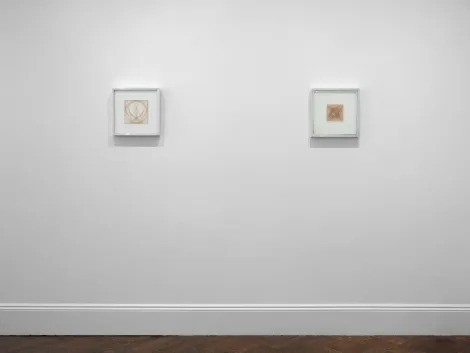 Installation view, Drawing in String, Richard Saltoun · 2025 (2)