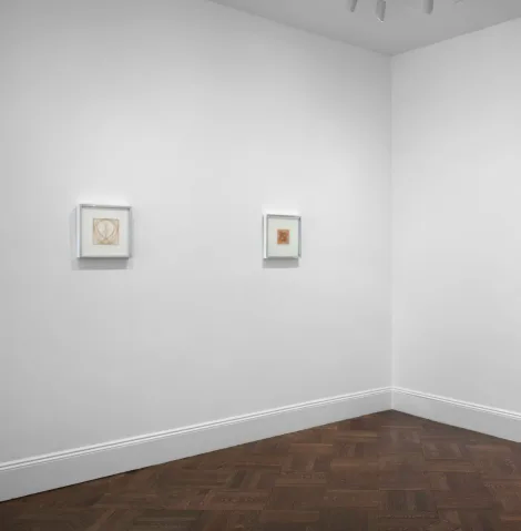 Installation view, Drawing in String, Richard Saltoun · 2025 (3)