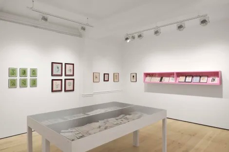 Installation view, Dreaming in the Margins, Richard Saltoun · 2025 (4)